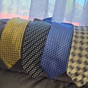 Nautica Men's Tie Collection - Gold, Black, Blue, Tan